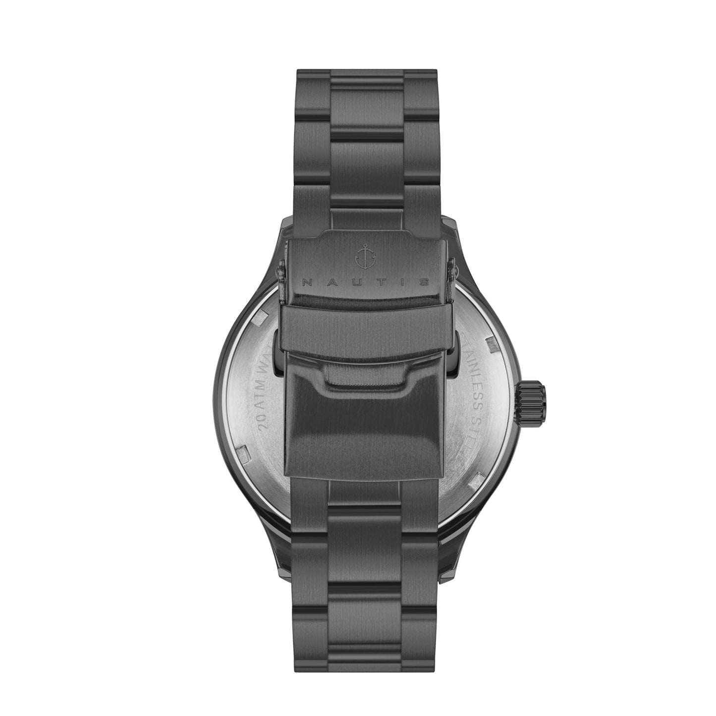Nautis Deacon Bracelet Watch - Black/Blue - NAUN101-4