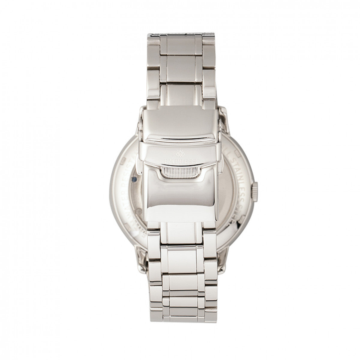 Empress Quinn Automatic MOP Semi-Skeleton Dial Bracelet Watch - Silver - EMPEM2701