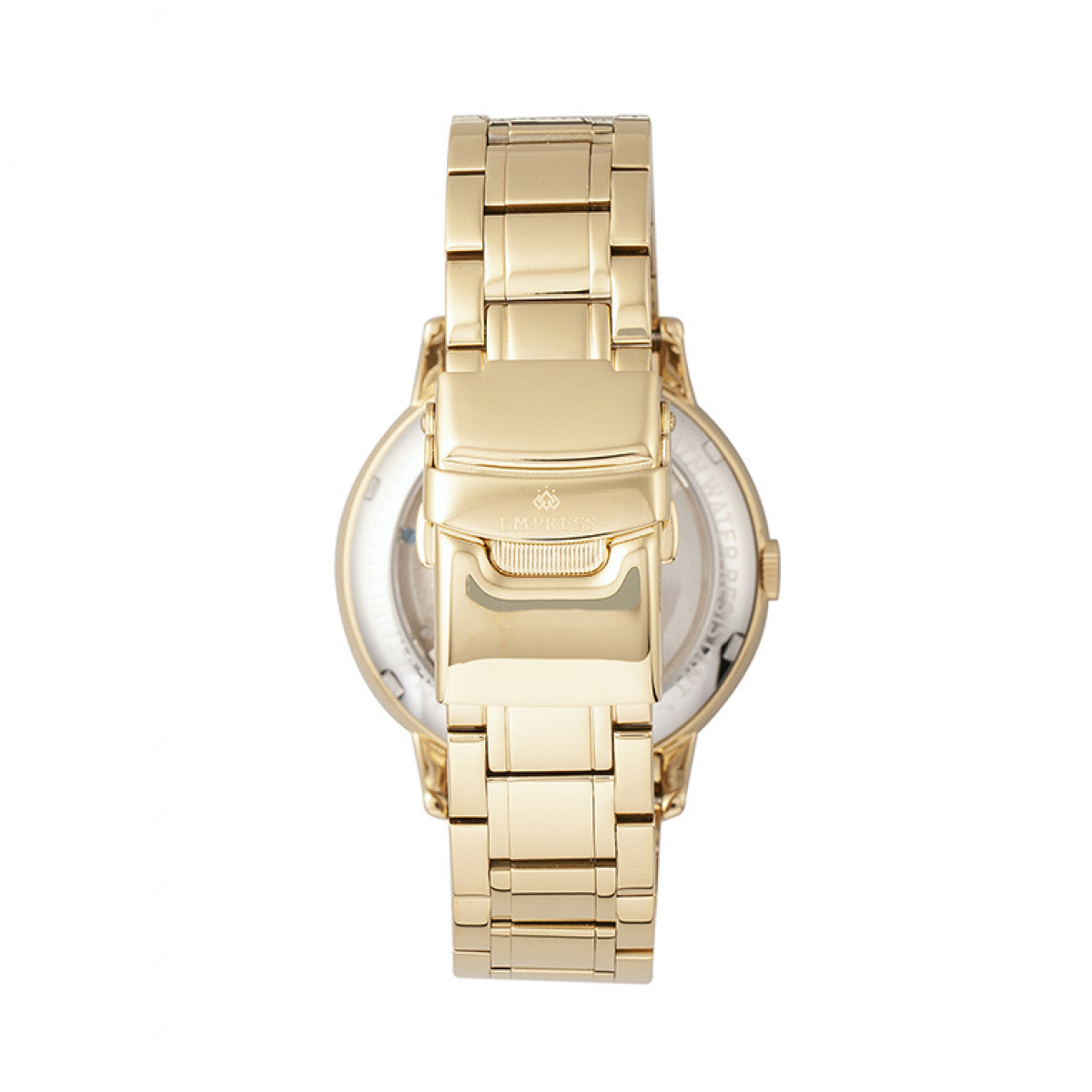 Empress Quinn Automatic MOP Semi-Skeleton Dial Bracelet Watch - Gold - EMPEM2702