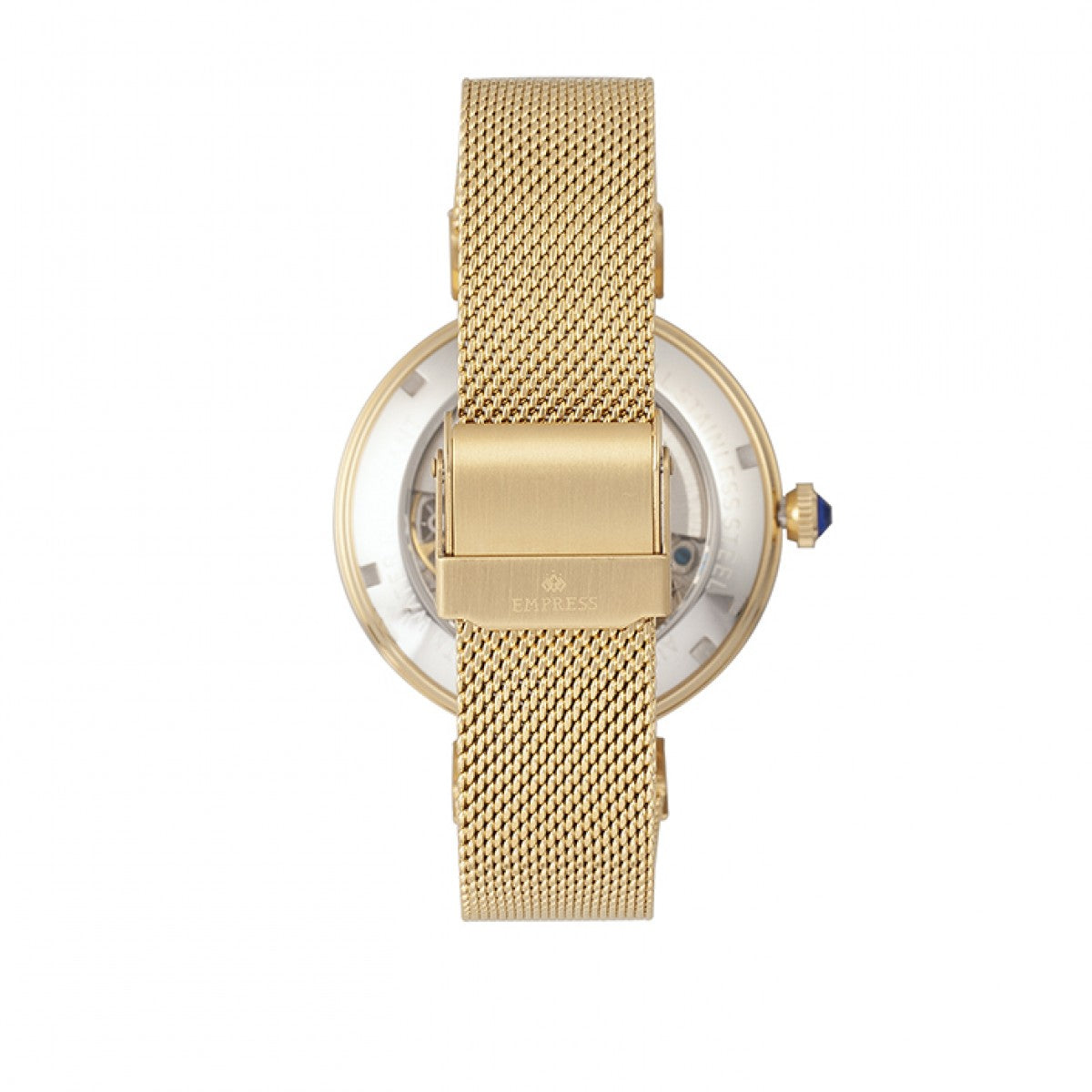 Empress Adelaide Automatic Skeleton Mesh-Bracelet Watch - Gold - EMPEM2502