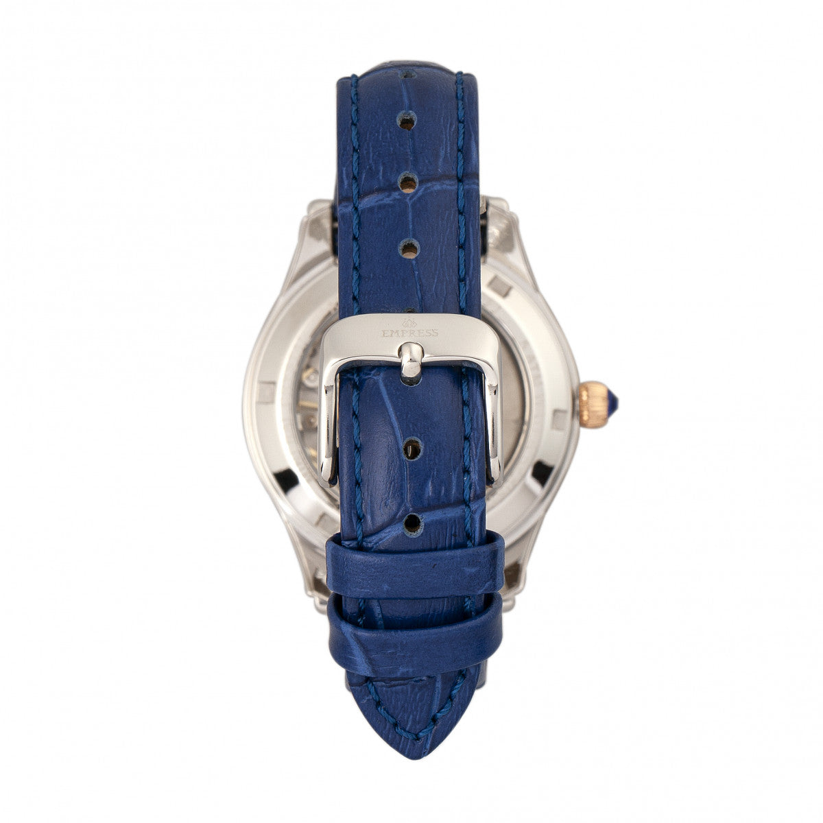 Empress Xenia Automatic Leather-Band Watch - Blue - EMPEM2602