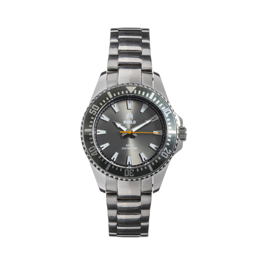 Shield Abyss Bracelet Watch - Grey