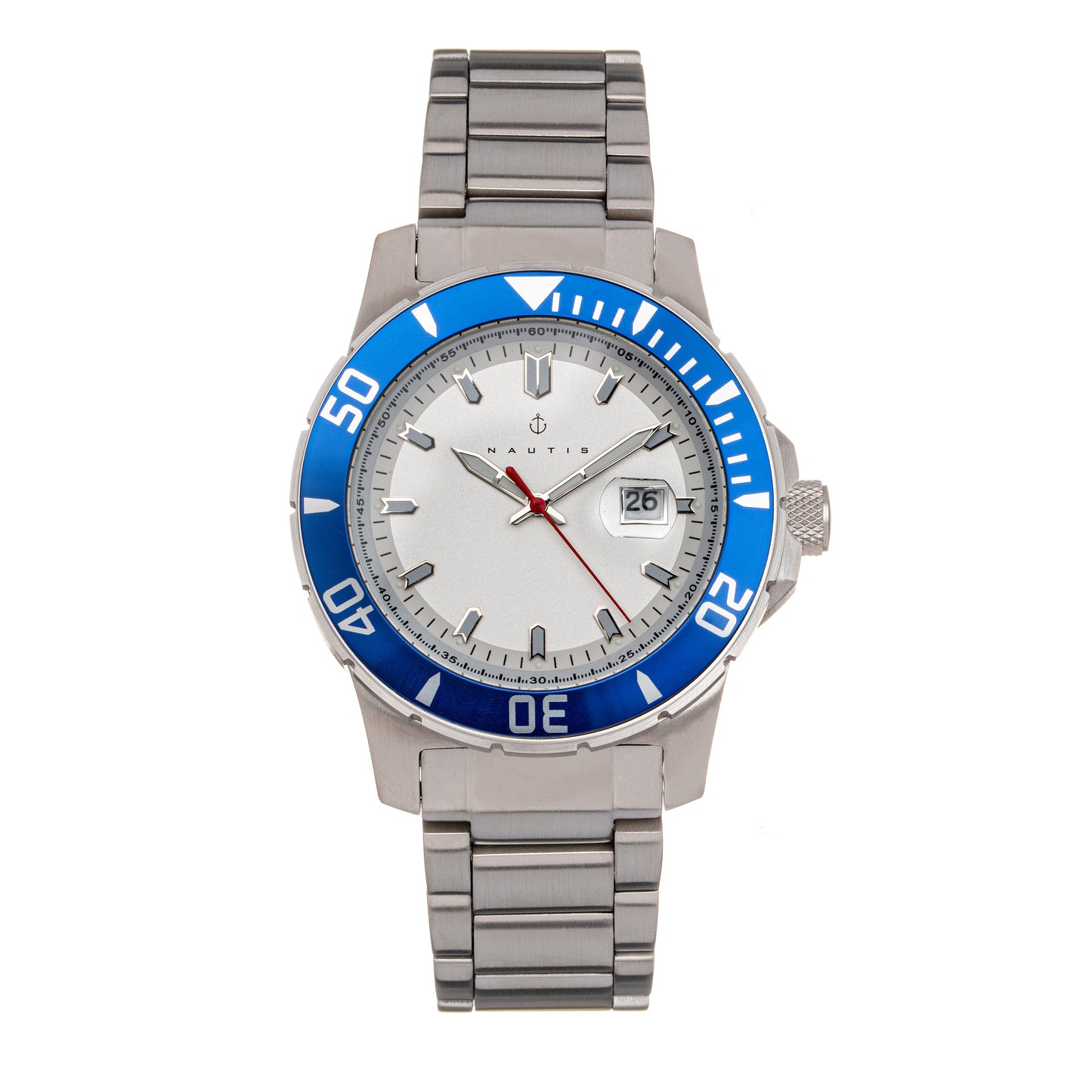 Nautis Admiralty Pro 200 Bracelet Watch w/Date - Blue/White - GL2008-D