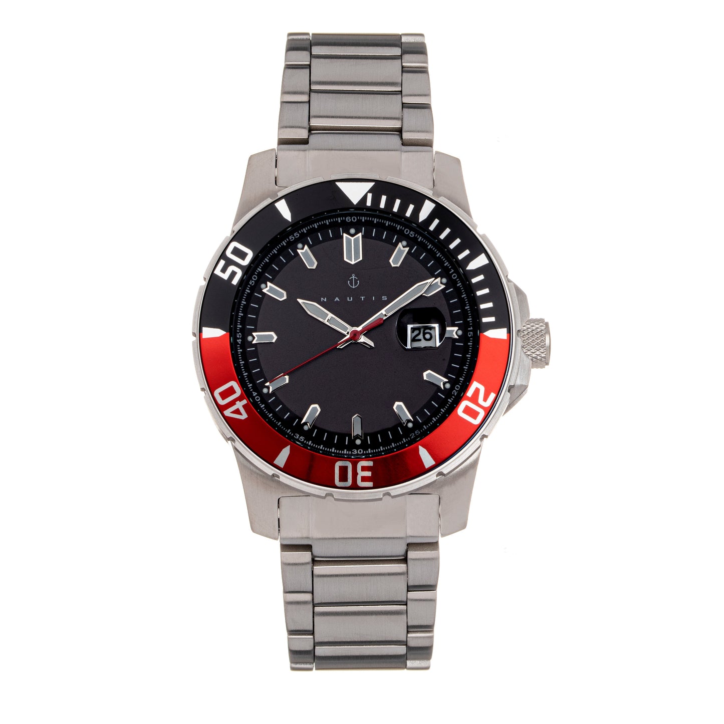 Nautis Admiralty Pro 200 Bracelet Watch w/Date - Multicolor/Black - GL2008-C