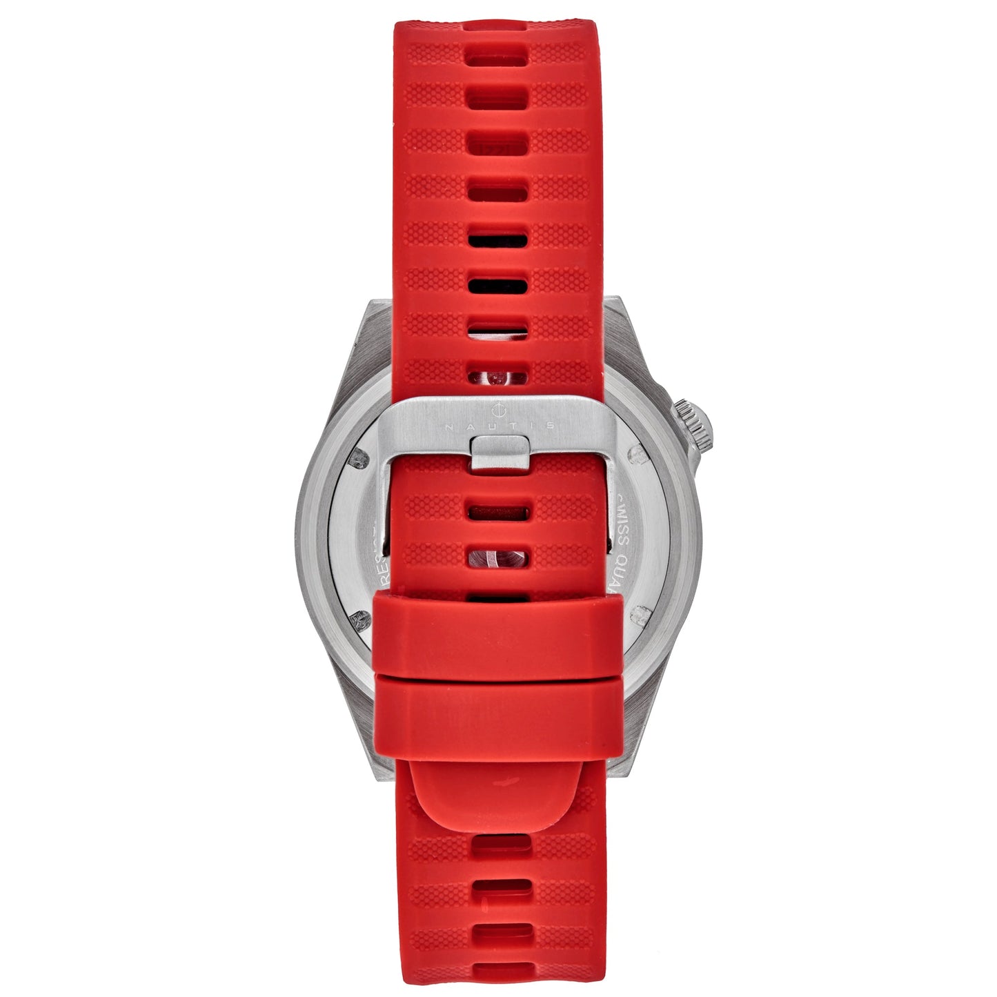 Nautis Baltic Strap Watch w/Date - Maroon - NAUN104-1