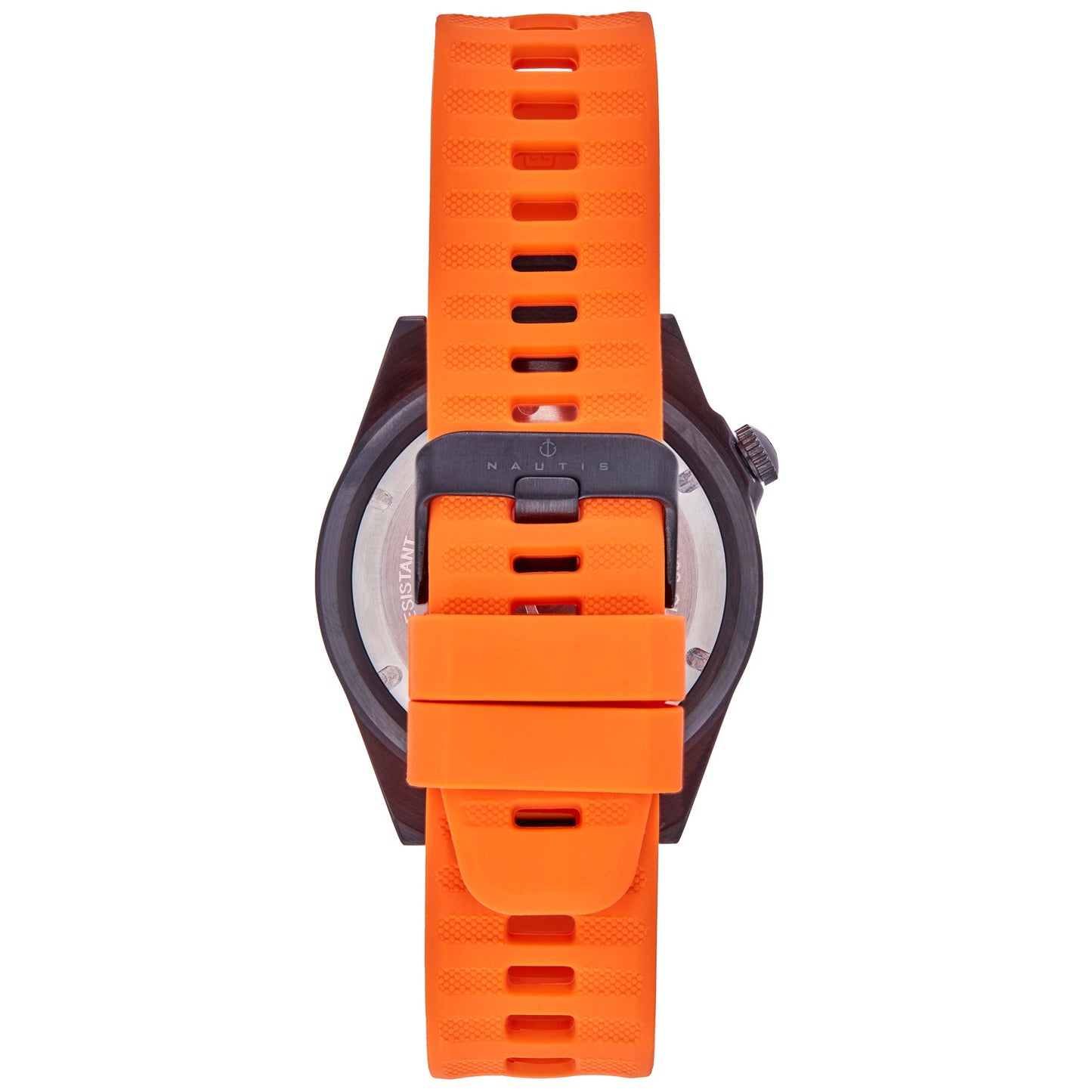 Nautis Baltic Strap Watch w/Date - Black/Orange - NAUN104-6