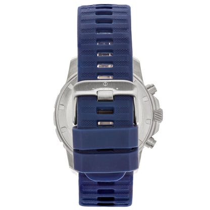 Nautis Caspian Chronograph Strap Watch w/Date - Navy - 21227G-C
