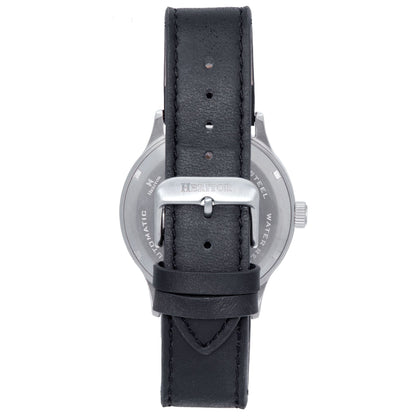 Heritor Automatic Dayne Leather-Band Watch w/Date - Black - HERHS2601