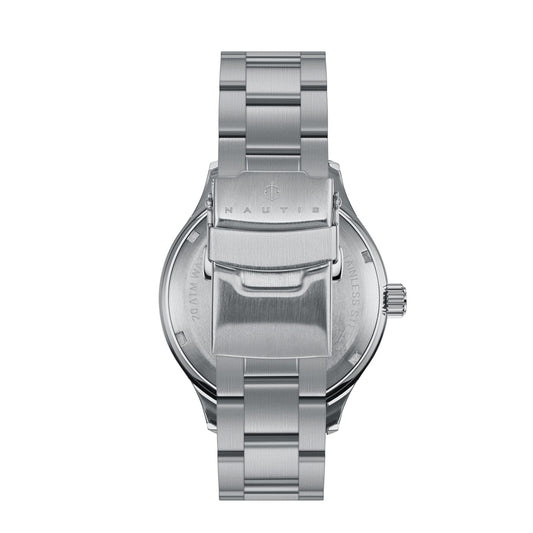 Nautis Deacon Bracelet Watch - Silver/Black - NAUN101-1
