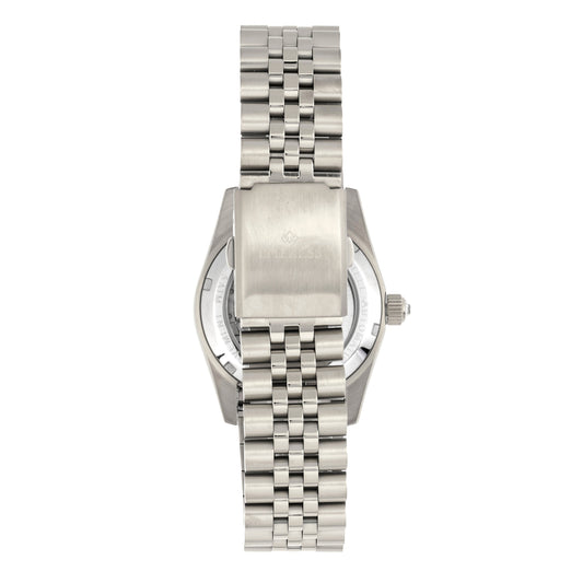 Empress Constance Automatic Bracelet Watch w/Date - Silver/White - EMPEM1501