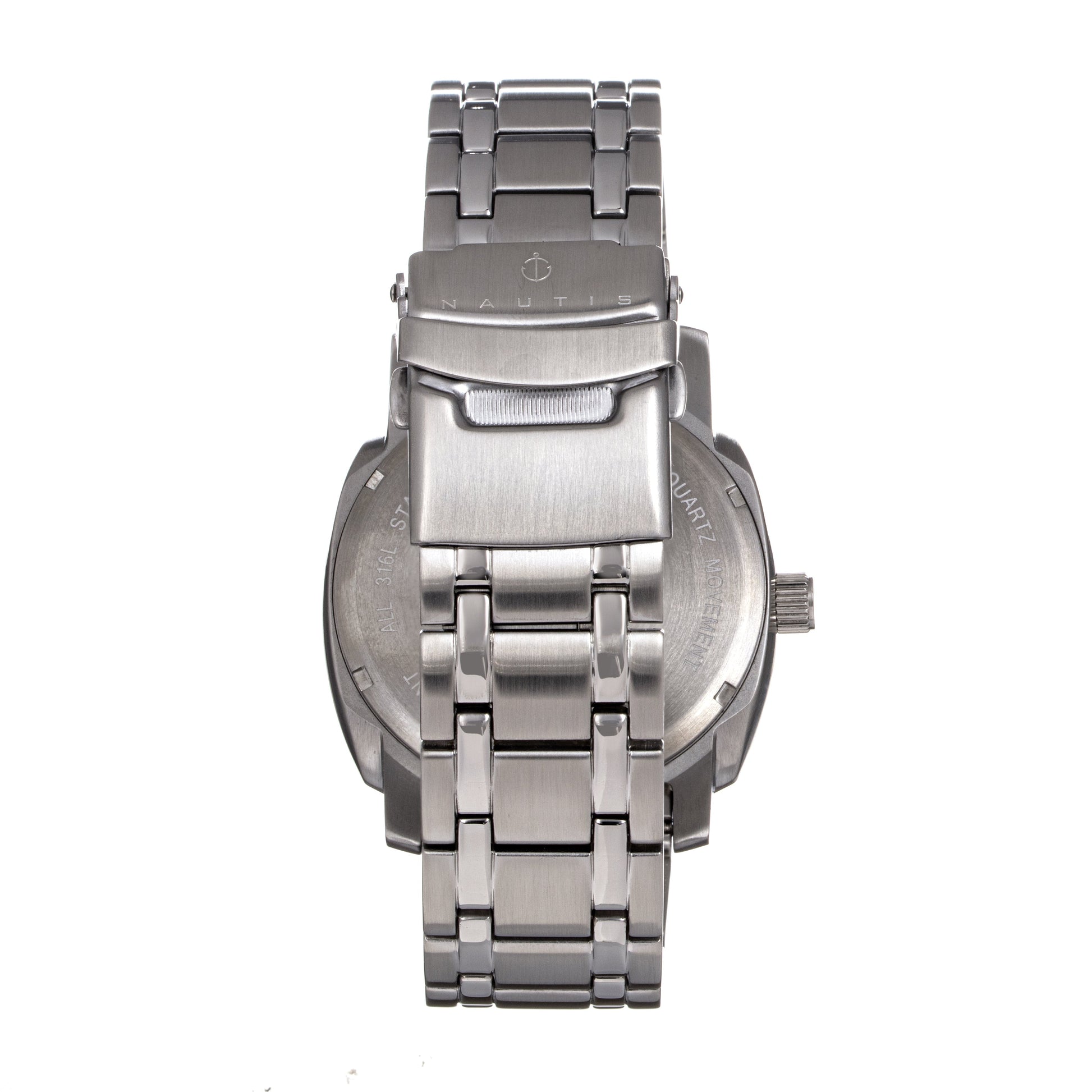 Nautis Men's Bracelet Diver Watch w/Day/Date - Green - GL2087-A