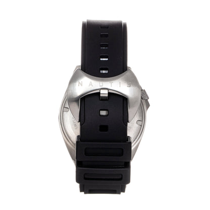 Nautis Global Dive Rubber-Strap Watch w/Date - White - 18093R-E