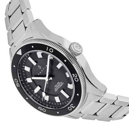 Nautis Holiss Automatic Watch - Silver/Black - NAUN103-1