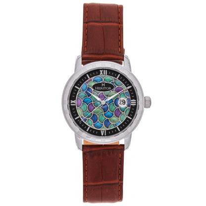 Heritor Automatic ProtÃƒÂ©gÃƒÂ© Leather-Band Watch w/Date