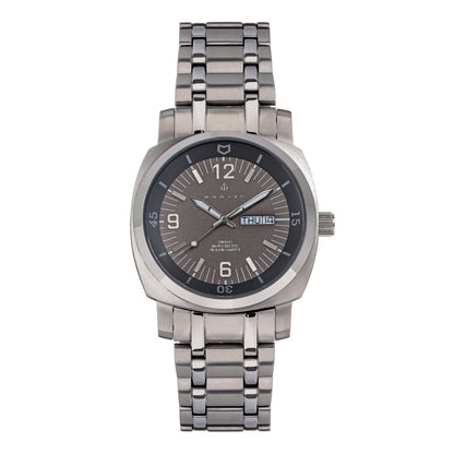 Nautis Men's Bracelet Diver Watch w/Day/Date  - Grey  - GL2087-G