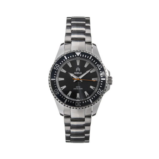Shield Abyss Bracelet Watch - Black