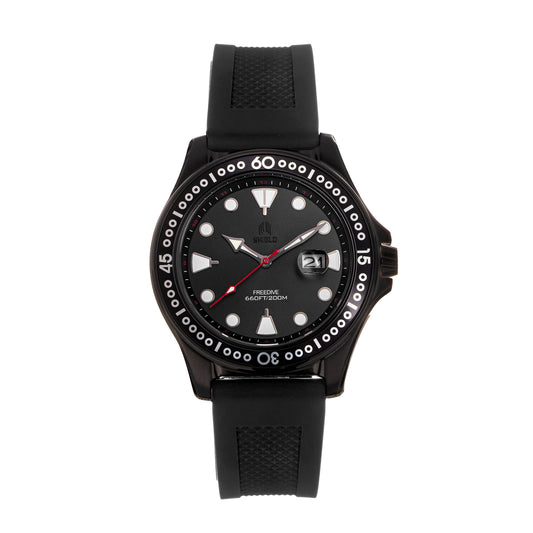 Shield Freedive Strap Watch w/Date - Black - SLDSH115-6