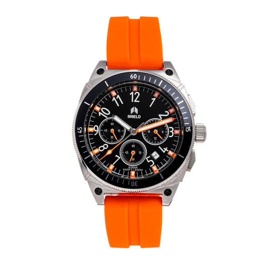 Shield Sonar Chronograph Strap Watch w/Date - Orange