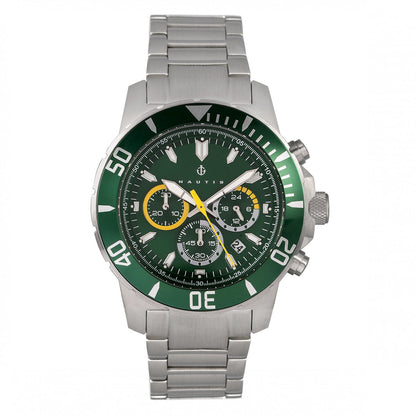 Nautis Dive Chrono 500 Chronograph Bracelet Watch - Green - 17065-I