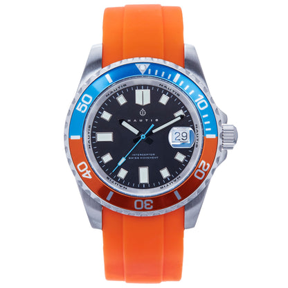 Nautis Interceptor Box Set with Interchangable Bands and Date Display - Orange - 19161G-C