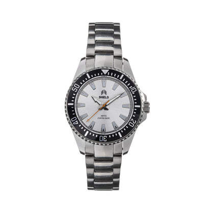 Shield Abyss Bracelet Watch - Silver/Black