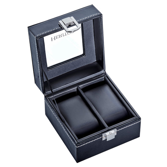 Heritor Automatic Watch Storage Box 2 Slot - HERBOX2