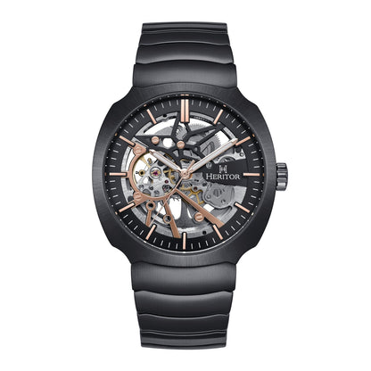 Heritor Automatic Magnus Stainless Steel-Band Watch